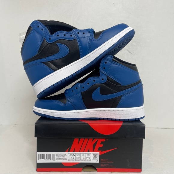 Nike Air Jordan 1 Retro High GS “Marina Blue” 2022 - Picture 3 of 4
